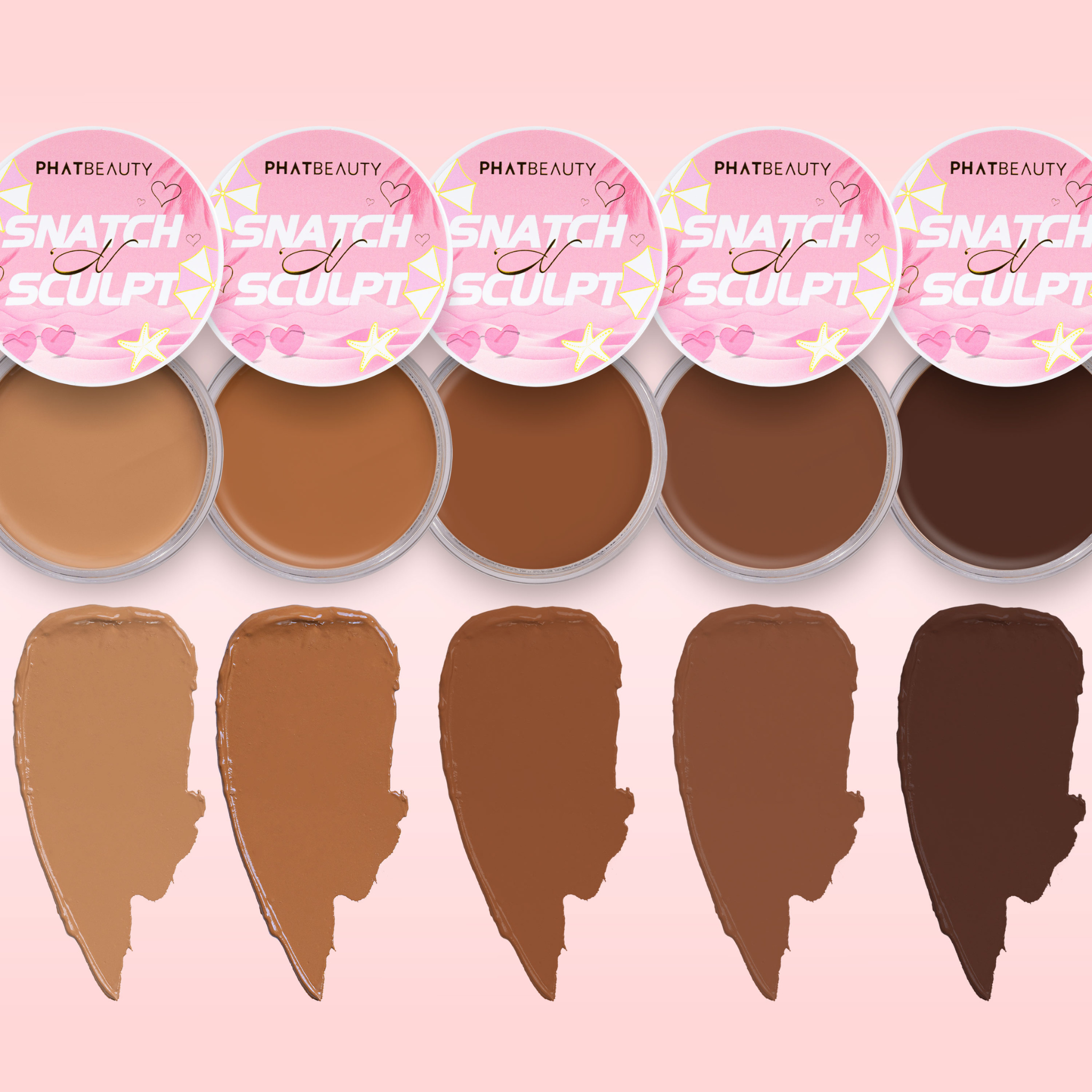 cream bronzer set